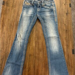 Rock Revival Light Blue Bona Flare Jeans